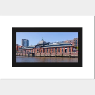 Fish auction hall, fish market, Altona, Hamburg, Germany, Europe Posters and Art